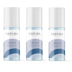 Kühlgel Roll-On - Akut Eisgel mit Menthol, Arnika und Kampfer | Sapura® Gel 3 St