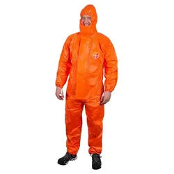 Chemie-Schutzoverall Typ 3/4/5/6 "Tychem® F" orange - XXL - Orange