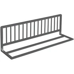 My Baby Lou Bettschutzgitter , Grau , Holz , Buche , vollmassiv , 30x38x118 cm , Babysicherheit, Bettschutzgitter