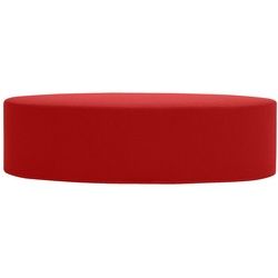 Softline Hocker Bon-Bon rot, Designer busk+hertzog, 33x120x50 cm