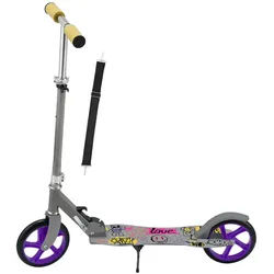 Artsport Scooter / Cityroller Graffity Grau , Metall , 27x106x88 cm , Spielzeug, Kinderfahrzeuge