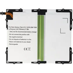 EB-BT585ABA Akku passend für Samsung: Galaxy Tab A 10.1 M-T585, SM-T585C, SM-T585M 3,8 Volt 7300mAh
