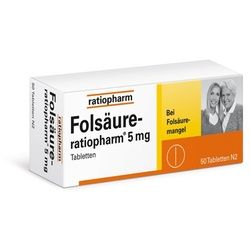 FOLSÄURE-RATIOPHARM 5 mg Tabletten 50 St