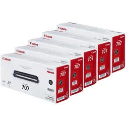 Canon CRG-707 Toner Black 5 Pack