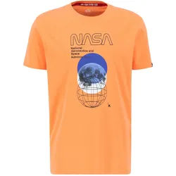 Alpha Industries T-Shirt »ALPHA INDUSTRIES Men - T-Shirts NASA Orbit T« Alpha Industries tangerine 2XL