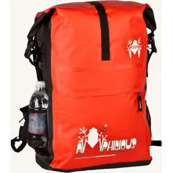 Amphibious Overland wasserdichter Rucksack, rot, Größe 45 für Männer