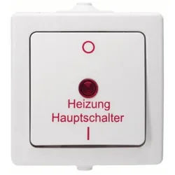 Kopp 565302003 AP-Heizungshauptschalter NAUTIC arktisweiß
