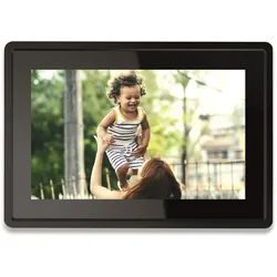 DENVER Digitaler Bilderrahmen PFF-1021, 25,4 cm, EEK: C, inkl. Frameo-SW, schwarz