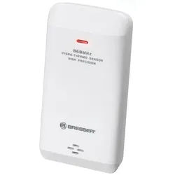 BRESSER Hygrometer BRESSER Thermo-Hygro-Sensor 7 Kanal 868 MHz weiß