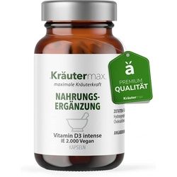 Kräutermax Vitamin D3 intense IE 2000 vegan Kapseln 90 St