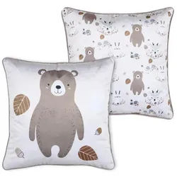 Kinderkissen Gabin 40/40 cm , Textil , 40x40 cm , Heimtextilien, Bettwäsche & Leintücher, Kinderbettwäsche