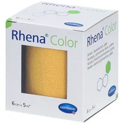 Hartmann Rhena® Color Mittelstreckbinden 6 cm x 5 m Gelb