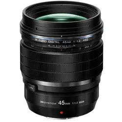 OM SYSTEM M.Zuiko Digital 45mm f/1,2 ED PRO Micro Four Thirds schwarz