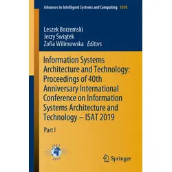 Information Systems Architecture And Technology: Proceedings Of 40Th Anniversary International Conference On Information Systems Architecture And Tech