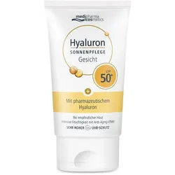 medipharma cosmetics Hyaluron Sonnenpflege Gesicht Creme LSF 50+ 50 ml Unisex 50 ml Creme