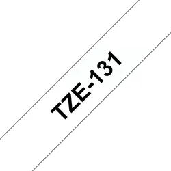 Brother Schriftband TZe-131 (lam) Schwarz auf Farblos BxL Tintenpatrone schwarz