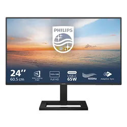 PHILIPS 24E1N1300AE 23,8 Zoll Full-HD Monitor 4 ms Reaktionszeit