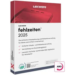 Lexware Fehlzeiten 2025 ABO