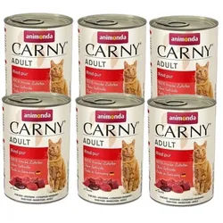 Animonda Cat Carny Adult Rind Pur 6x400g