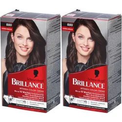 Schwarzkopf Brillanz Tönung 880 intensives Dunkelbraun