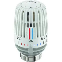 Heimeier K Thermostat-Kopf 6000-00.600 Clips/Einstellskala Temperaturwert, weiß, Standard