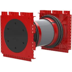 Hauff 3030449822 Doppel-Dichtpackung zum Einbetonieren HSI90 1x1 K2/240