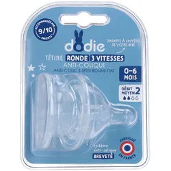 dodie® Initiation+ Anti-Kolik-Sauger 0-6 Monate