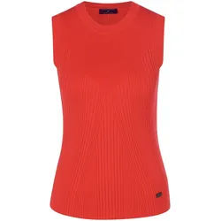 Le top en maille avec motif ajouré TALBOT RUNHOF X PETER HAHN rouge