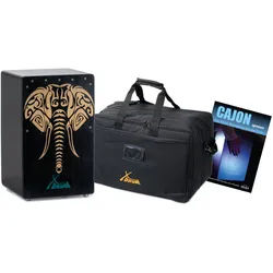 XDrum Design Series Cajon "Elephant" Set inkl. Tasche + Schule
