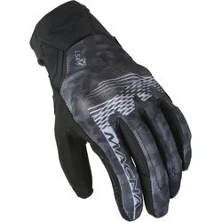 Macna Recon 2.0 Leopard Damen Motorrad Handschuhe, schwarz-grau, Größe XL