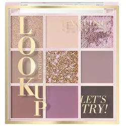 Eveline Cosmetics Lidschatten Eveline Look Up Lidschatten-Palette (9) Let`s Try! 1Stück
