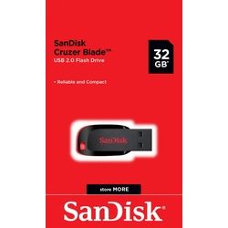 Sandisk USB 2.0 Stick 32GB, Cruzer Blade SecureAccess, Retail-Blister