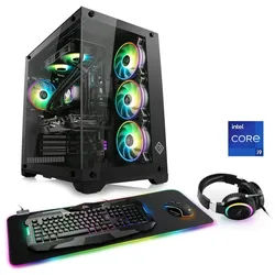 CSL Aqueon C94210 Extreme Edition Gaming-PC (Intel® Core i9 12900F, GeForce RTX 3060, 64 GB RAM, 1000 GB SSD, Wasserkühlung) schwarz