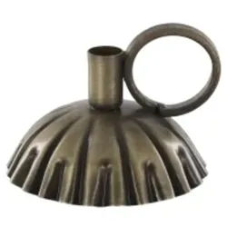 Chic Antique Kammerleuchter für Spitzkerzen, 9 x 8 x 6,5 cm, für Ø 1,2 cm Spitzkerzen