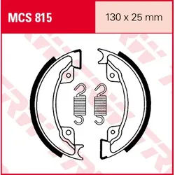 TRW Lucas Bremsbacken MCS815