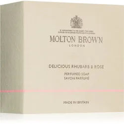 Molton Brown Rhubarb & Rose Perfumed Soap Feinseife für Hände und Körper 150 g