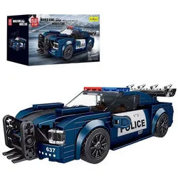Mould King 27002 - Polizeiwagen inkl. Vitrine (Mould King) Spielbausteine, (356 St)