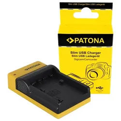 Slim Micro-USB Ladegerät f. Sony NP-FP50 NP-FH50 NP-FH70 NP-FH100 DCR-DVD92/E DCR-SR100/E DCR