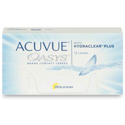 Johnson & Johnson Acuvue Oasys (12er Packung) 2-Wochen-Linsen (1 dpt & BC 8.4) mit UV-Schutz