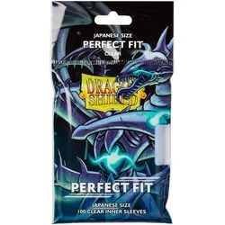 100 Dragon Shield Japanese Size Perfect Fit Inner Sleeves - Clear (59x86mm)