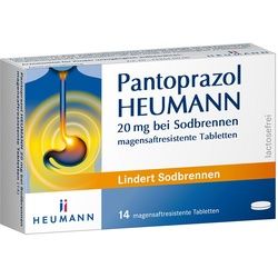 PANTOPRAZOL Heumann 20 mg b.Sodbrennen msr.Tabl. 14 St