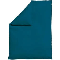 Schlafgut Bettdeckenbezug , Petrol , Textil , Uni , 155x220 cm , Textiles Vertrauen - Oeko-Tex®, AZO-frei, Bsci, Oeko-Tex® Standard 100 , pflegeleicht, atmungsaktiv, bügelleicht, schadstoffgeprüft, weiche und anschmiegsame Oberfläche, dicht gewebtes Garn , Heimtextilien, Bettwäsche & Leintücher, Bettwäsche, Satin-bettwäsche