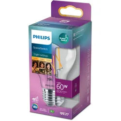 Philips SceneSwitch E27 LED-Lampe 7,5W Filament