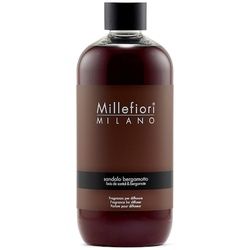 Millefiori MILANO - Nachfüller Für Reed Diffuser Sandalo Bergamotto Raumdüfte 500 ml