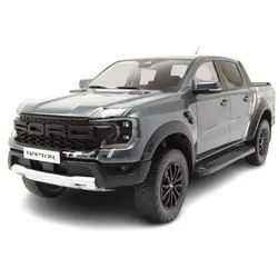 MCG Modellauto Ford Ranger Raptor Pick Up 2023 dunkelgrau metallic, Maßstab 1:18 grau