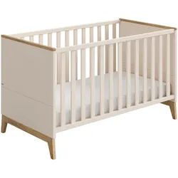 Paidi Gitterbett , Eichefarben, Beige , Holzwerkstoff , 85.40x76.20x144.60 cm , Blauer Engel, Goldenes M , Babymöbel & Kindermöbel, Babyzimmer, Babybetten