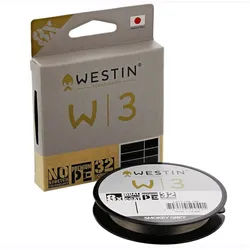 WESTIN Angelschnur Westin W3 8-Braid 0,205mm 10,1kg Smokey Grey - 1500m Angelschnur, (1500-St)