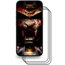 3x 9D Keramik-Glass für Apple iPhone 15 Pro Max FULL COVER 3D KLAR Panzerfolie Displayschutz Schutzfolie Ceramic Screen-Protector