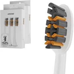 Zahnheld Bürstenkopf Pro X-Clean weiß (6 Stück) - effektive Zahnreinigung Zahnbürste 2 St weiss