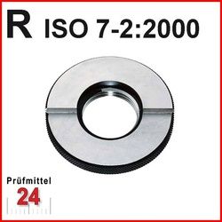 STEINLE Gewindegrenzlehrring R 1/8 -28 Zylindrisches Whitworth Rohrgewinde Gewindelehre nach ISO 7-2:2000 Nr.3